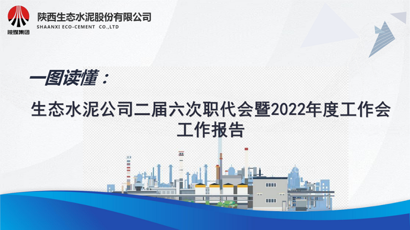 一圖讀懂生態(tài)水泥公司二屆六次職代會暨2022年工作會工作報告