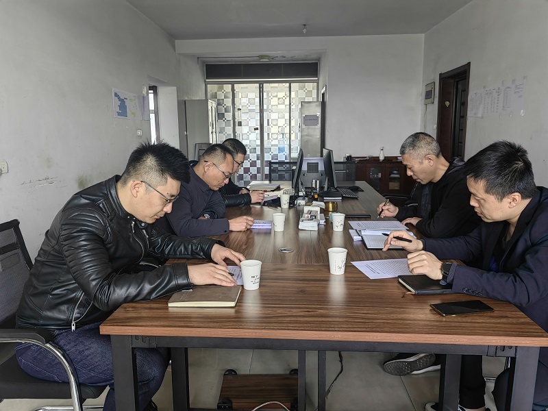 韓城市經開區(qū)經濟發(fā)展部部長文振忠一行到韓城昇隆公司開展項目建設調研