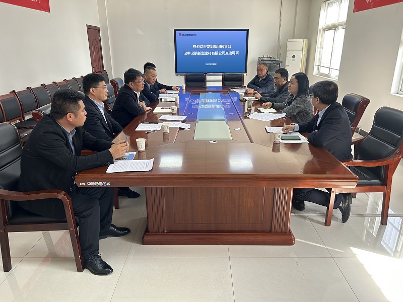 陜鋼集團龍鋼公司到漢中公司交流調研